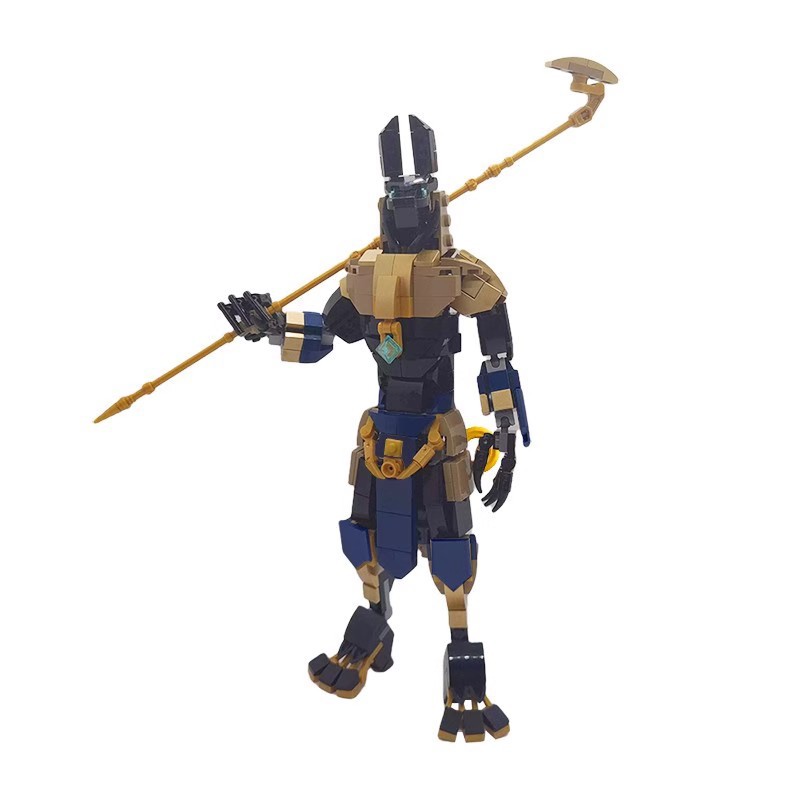 Model Kit Anubis - Figura Articolata del Dio a Testa