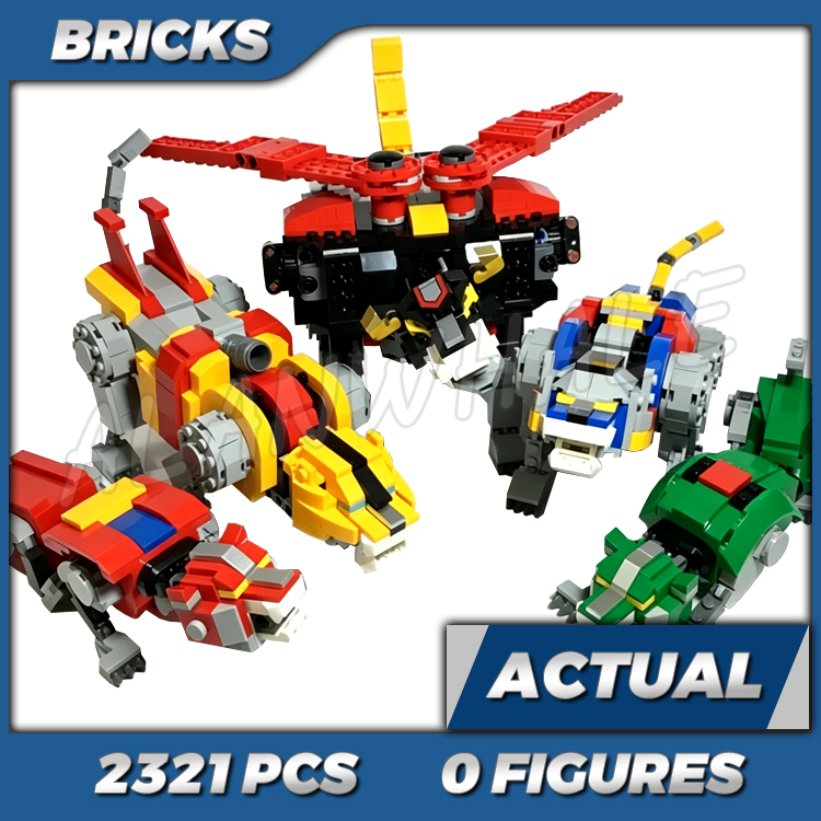 Model Kit Voltron - Set di Costruzioni Voltron Super Robot