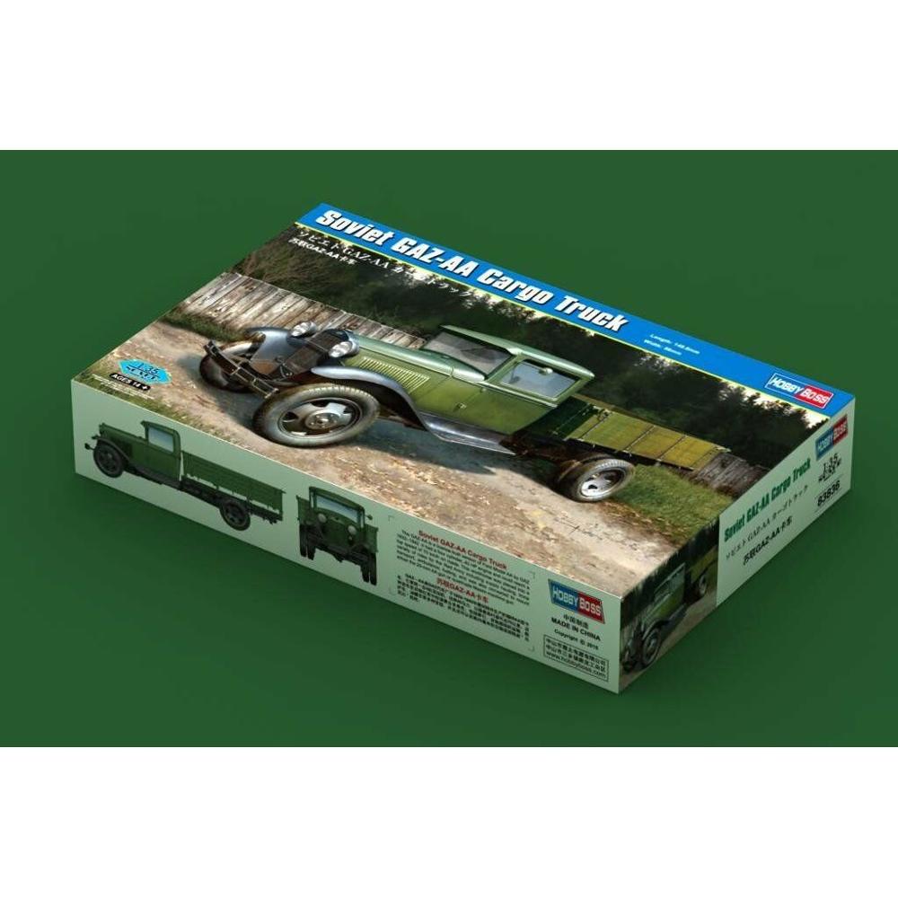 Model Kit Entry Grade - HobbyBoss 83836 Camion cargo sovietico GAZ-AA