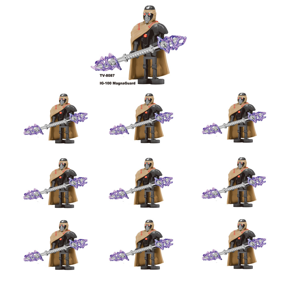 Model Kit Star Wars - Set di 10 Blocchi da Costruzione,