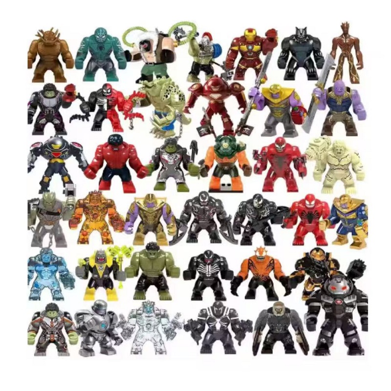 Model Kit Iron Man - Mattoncini da costruzione, supereroi Marvel, bambole