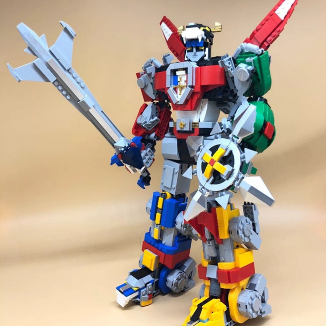 Model Kit Voltron - Nuovo Robot Meccanico Trasformabile 5-in-1 Animali