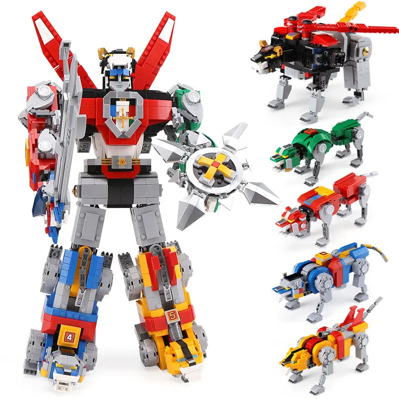 Model Kit Voltron - Set di Costruzioni Robot Mecha Leone