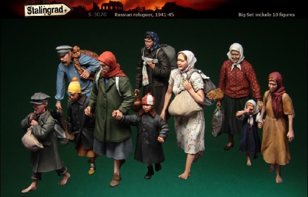 Model Kit Entry Grade - Kit Modello in Resina 1/35 Civili