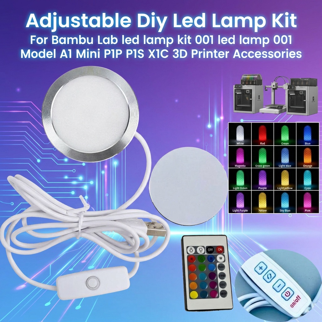 Model Kit Rg - Kit Lampada LED per Bambu Lab,