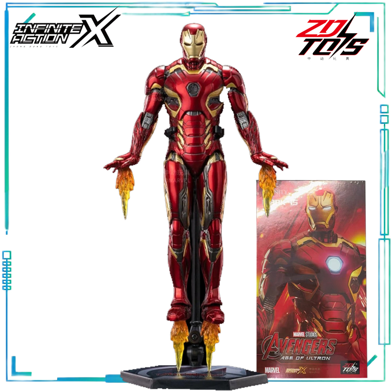 Model Kit Iron Man - ZD TOYS Originale INFINITE ACTION Serie