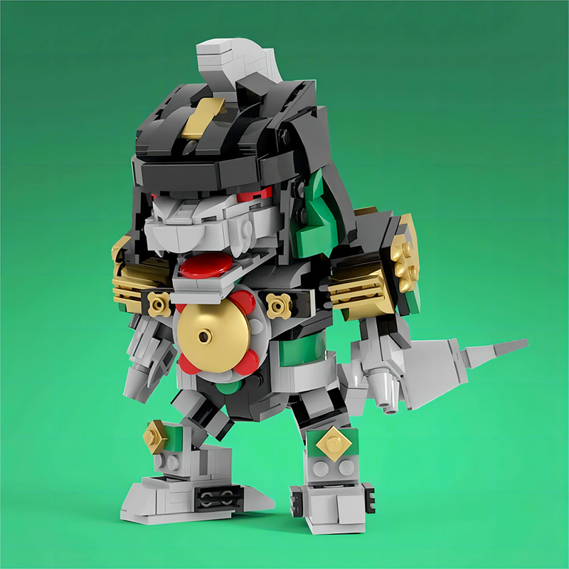 MOC Mighty Morphined Power-Ran - Model Kit Voltron recensione e prezzo