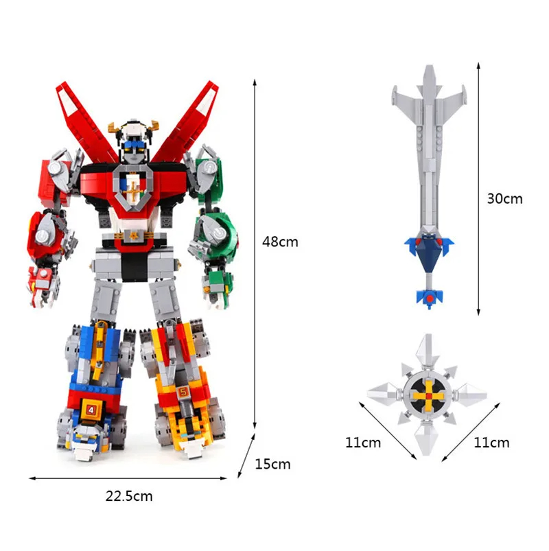 Set di Costruzioni Robot Mecha - Model Kit Voltron recensione e prezzo