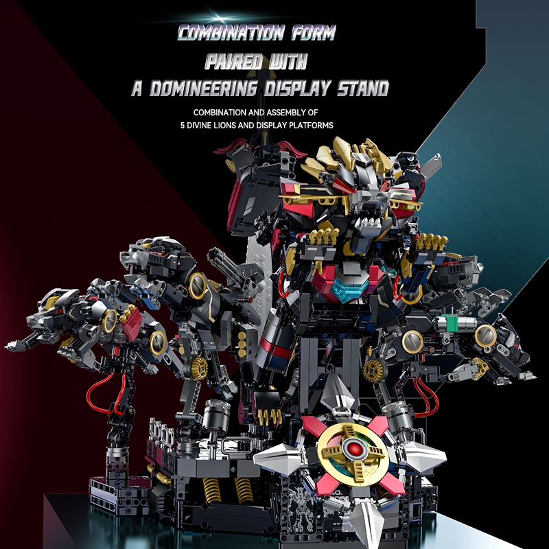 DISPONIBILE 80507 MOC Idea Tec - Model Kit Voltron recensione e prezzo