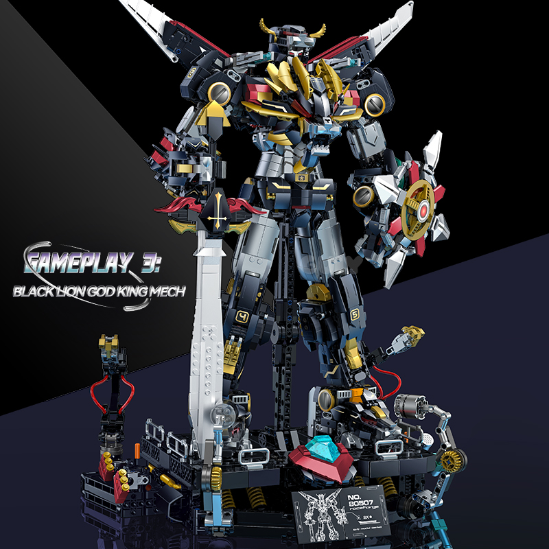 DISPONIBILE 80507 MOC Idea Tec - Model Kit Voltron recensione e prezzo