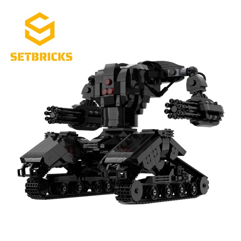 SETBRICKS MOC Mech Tank Hunter - Model Kit Robocop recensione e prezzo